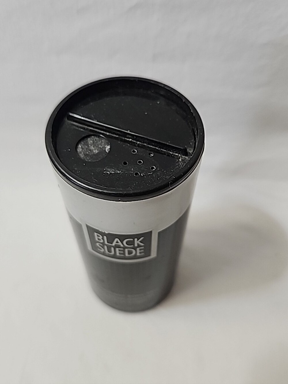 NEW Avon Black Suede Deodorant Body Talc Powder Retired 2.6 oz - Picture 2 of 3